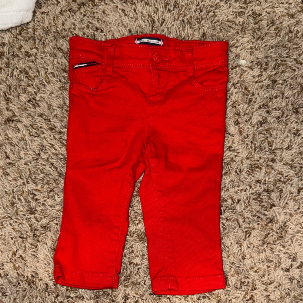 Tommy Hilfiger Bright Red Kids Jeans